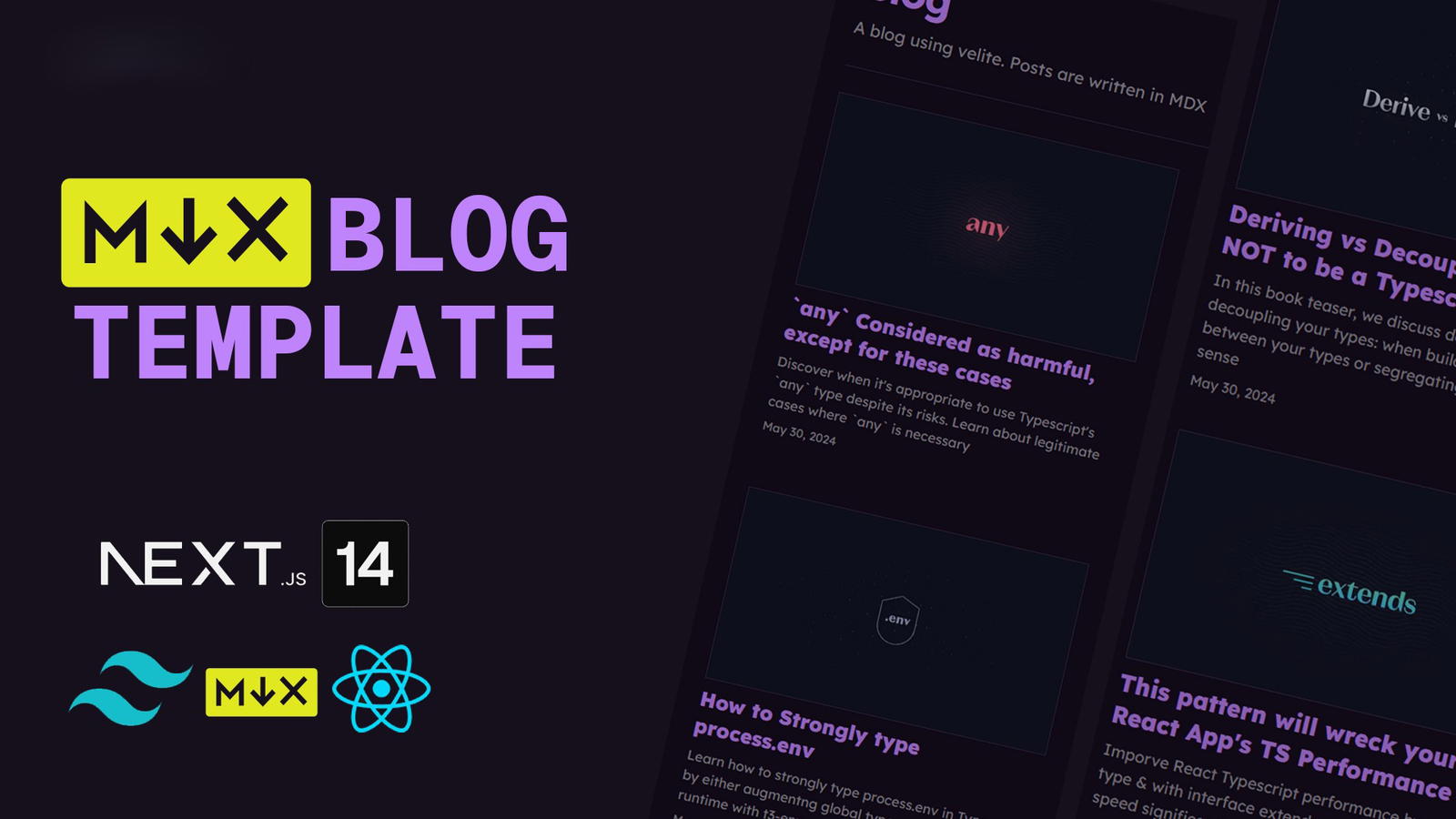 Next MDX Blog shadcn blog template