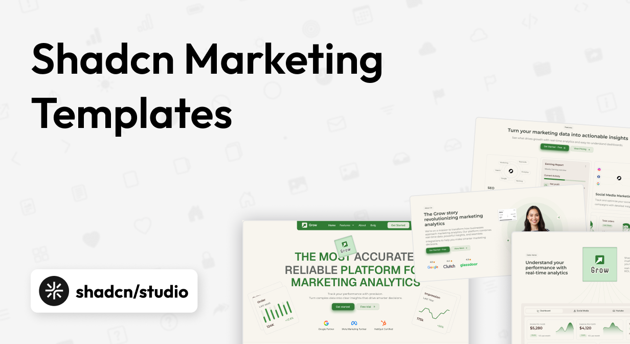 Best Shadcn Marketing Templates