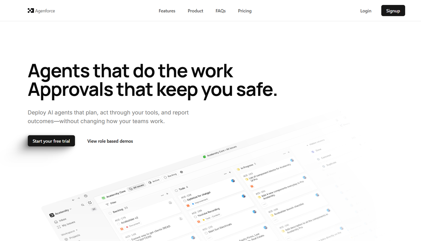 Agenforce AI marketing template