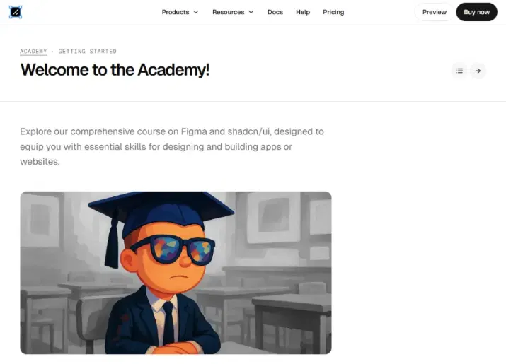 Shadcn Design Academy