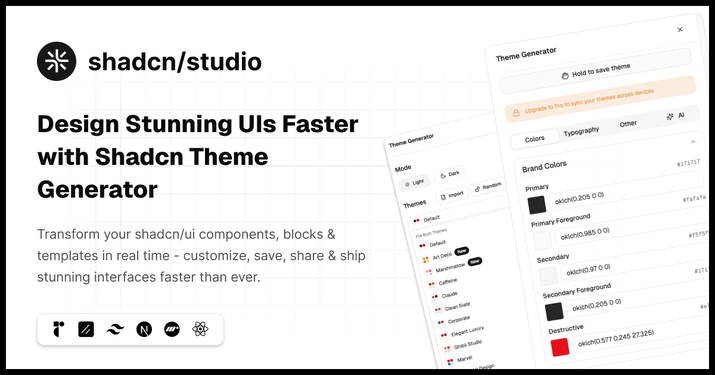 Shadcn Studio Theme Generator