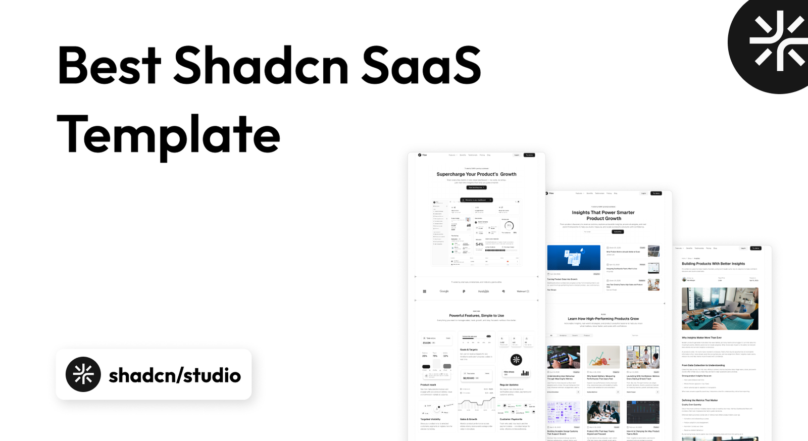 Best 10+ Shadcn SaaS Landing Page Templates