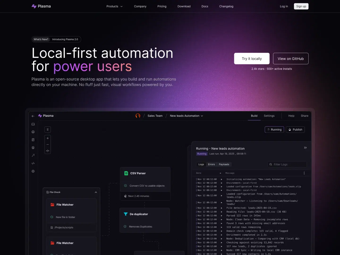 Plasma SaaS Template