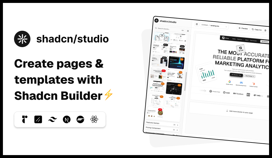 Drag and Drop Builder