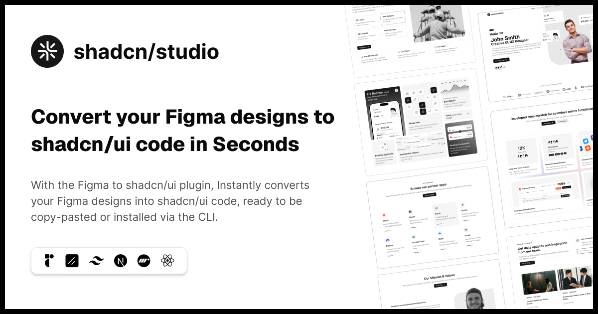 shadcn figma design system