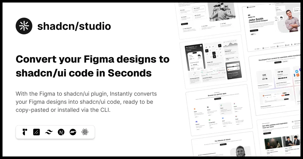 shadcn figma to AI code plugin