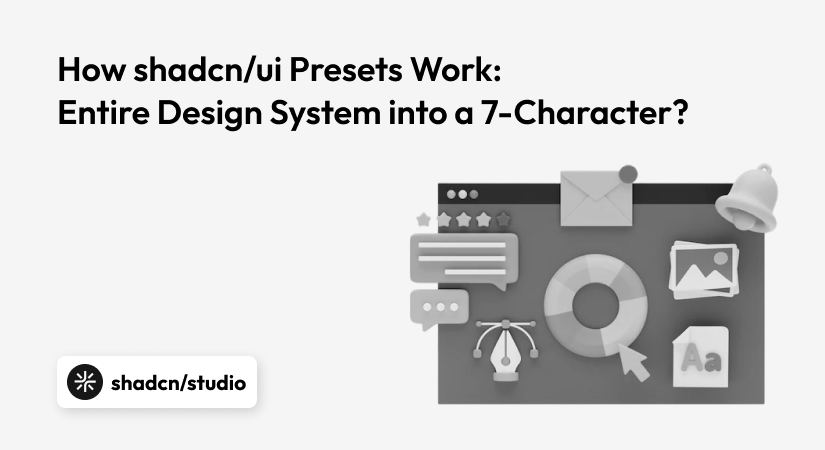 How Shadcn UI Presets Work: Entire Design System into a 7-Character?