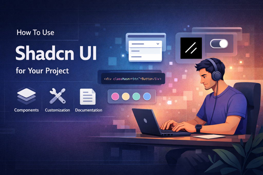 how to use shadcn ui