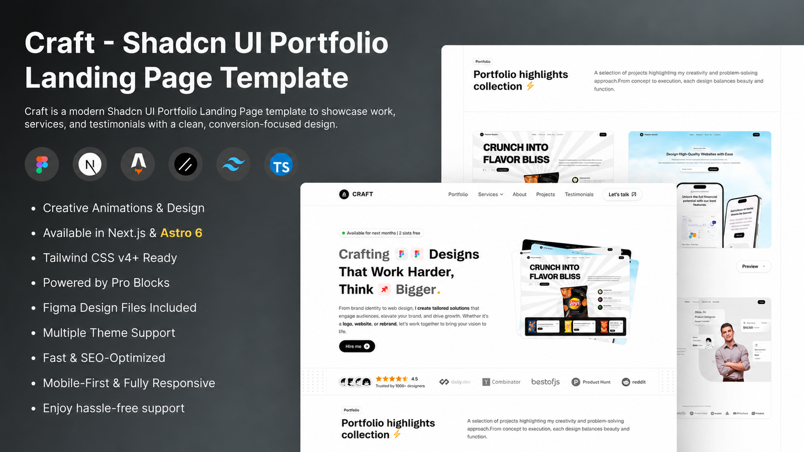 Craft Portfolio Template
