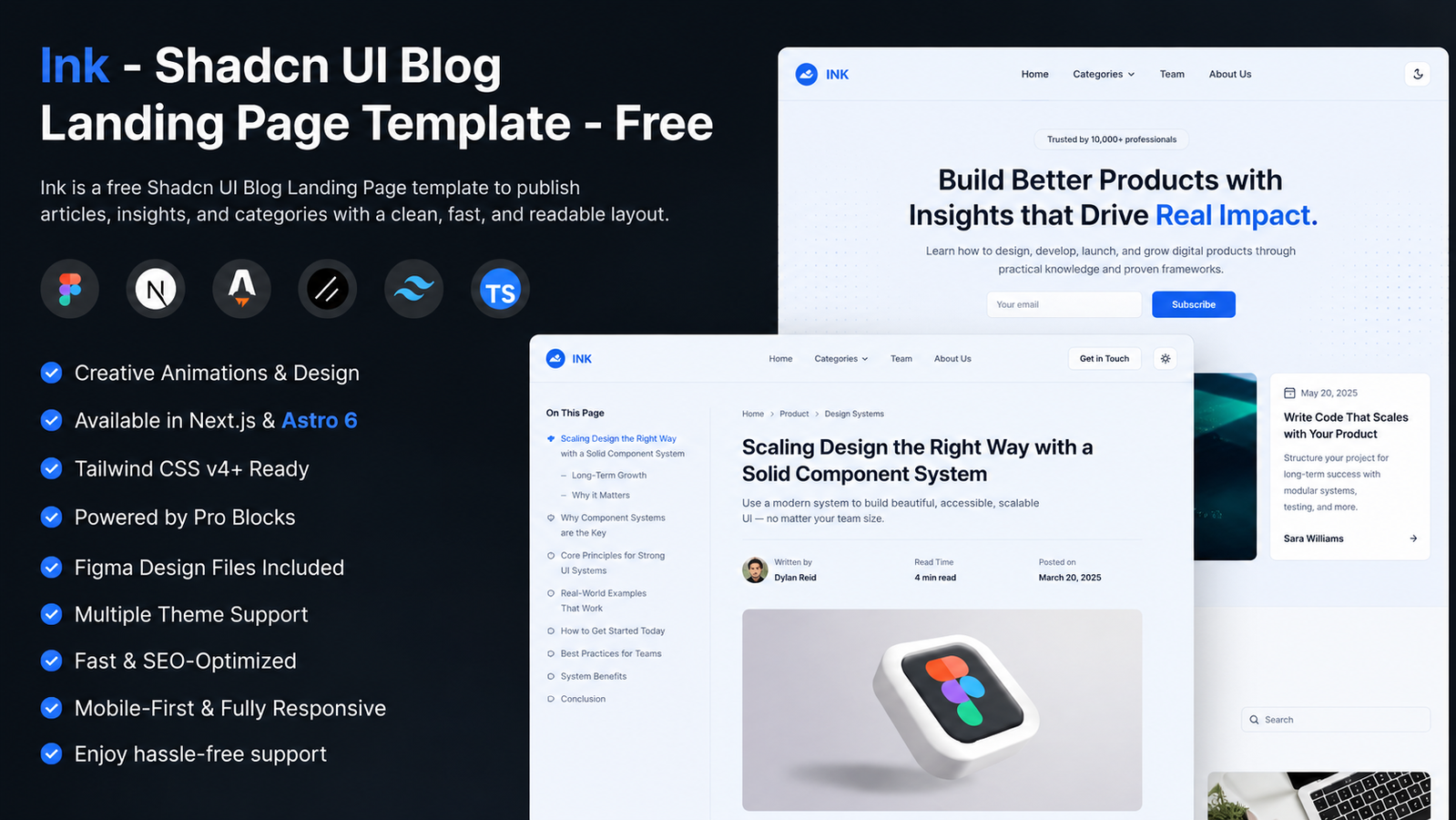 Ink Blog Template