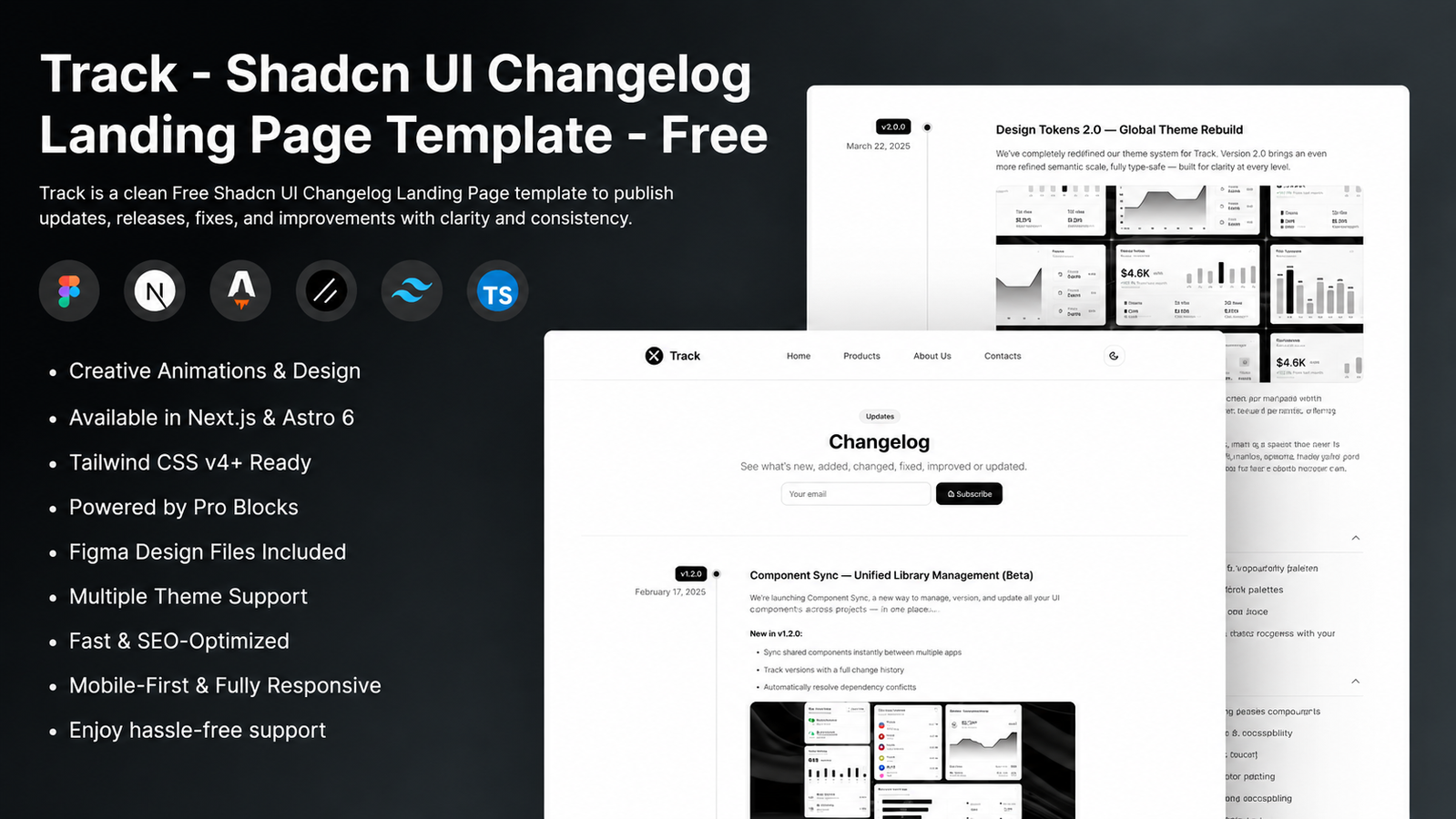 Track Changelog Template
