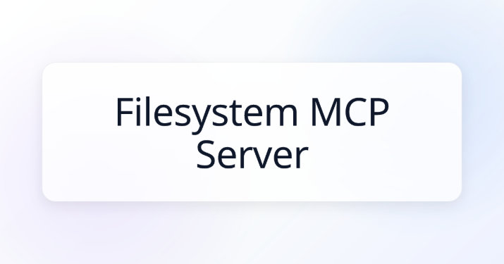 filesystem mcp server
