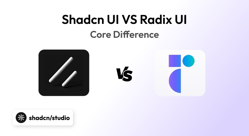 Radix UI vs Shadcn UI - A Clear Comparison
