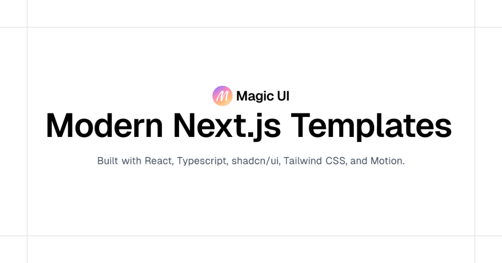 magic ui shadcn animation library