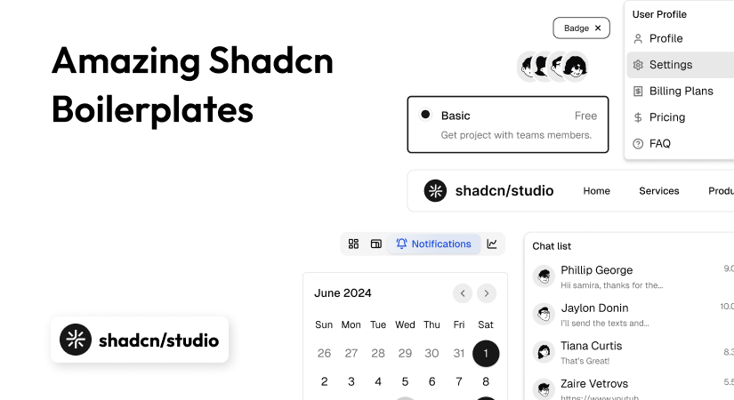 Top 9 Shadcn Boilerplates To Check in 2026