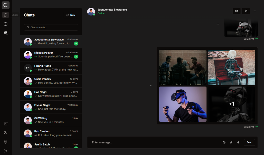 Soho shadcn chat ui