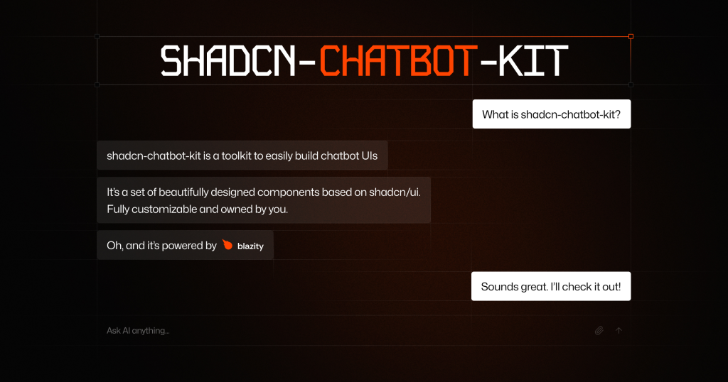 shadcn chatbot kit
