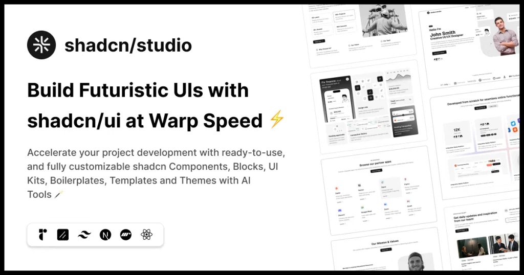 shadcn studio animation library