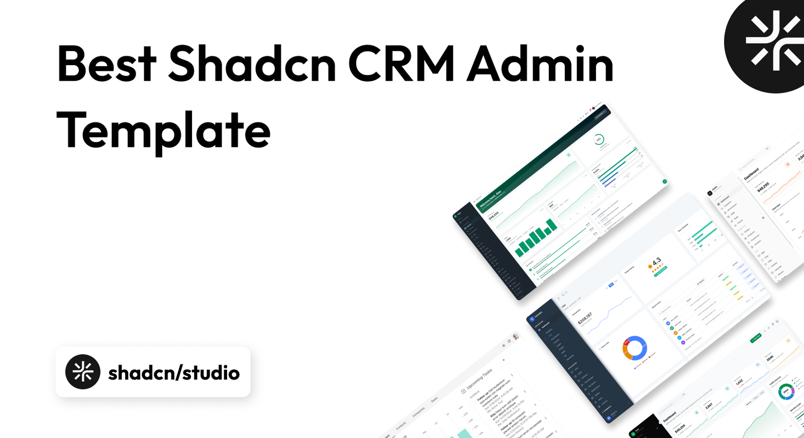 Best 10+ Shadcn CRM Admin Templates in 2026
