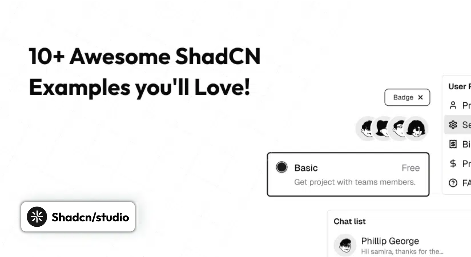 10+ Awesome Shadcn Examples you'll Love!