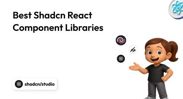 shadcn react component libraries
