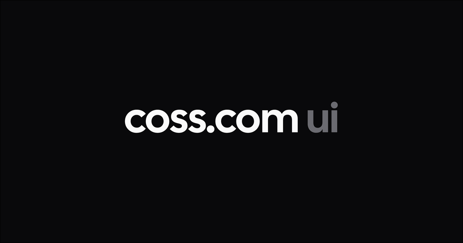 Coss UI React Shadcn Component Libraries