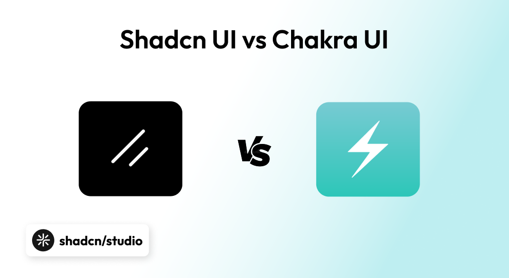 Shadcn UI vs Chakra UI