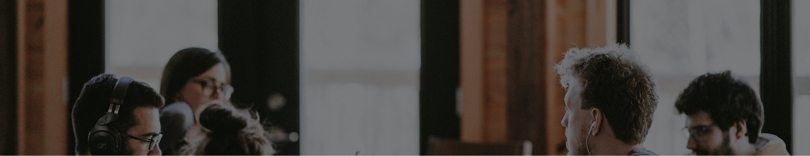 Office interior with modern workspace