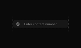 Shadcn Phone Input component preview