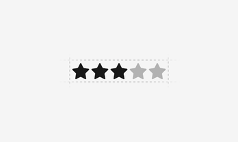 Shadcn Rating component preview