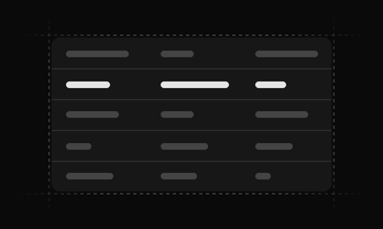 Shadcn Table component preview