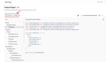 get page code image