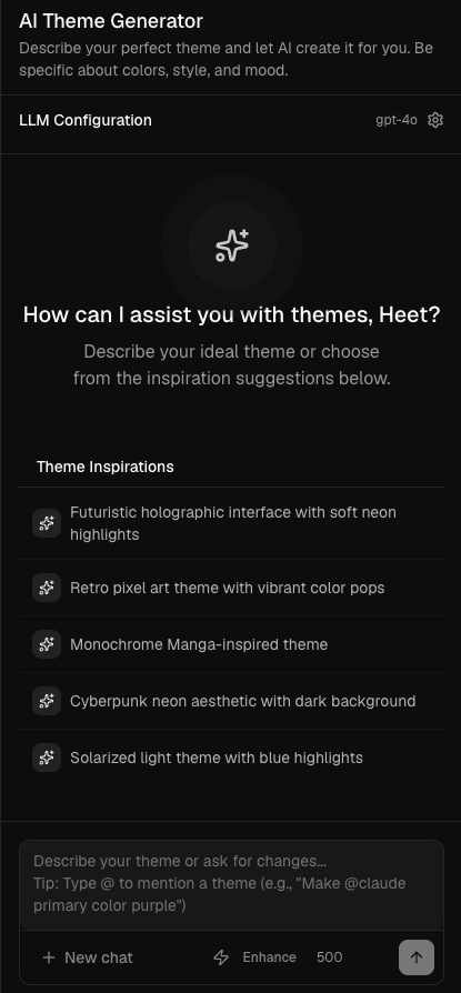 AI tab dark