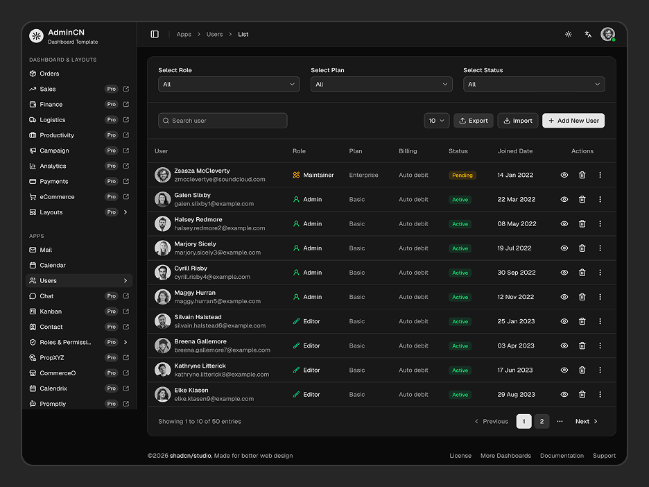 Users App