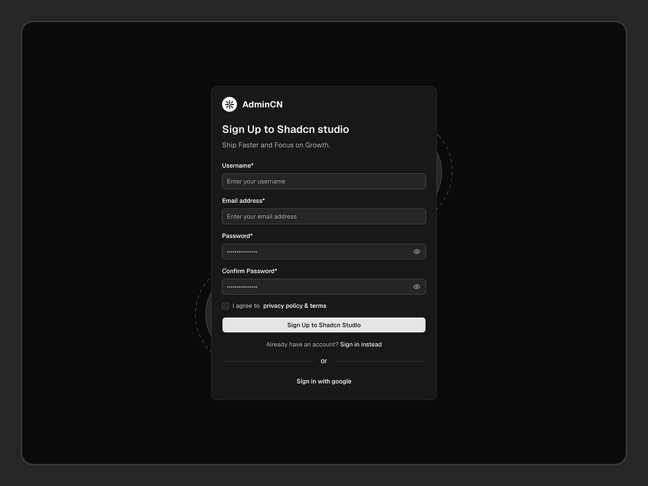 Register Page