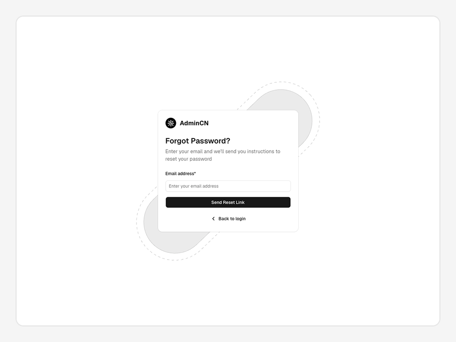 Forgot Password Page