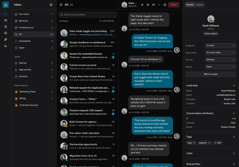 AIDesk - Shadcn Customer Service Template-large-image-1