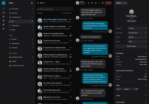 AIDesk - Shadcn Customer Service Template-small-image-1