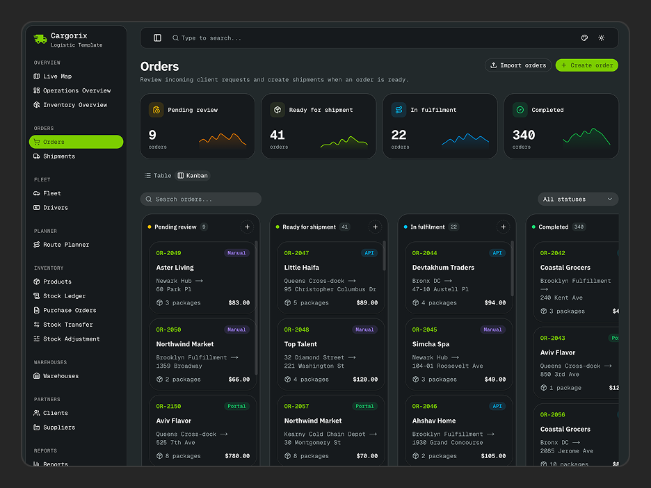 Order Page