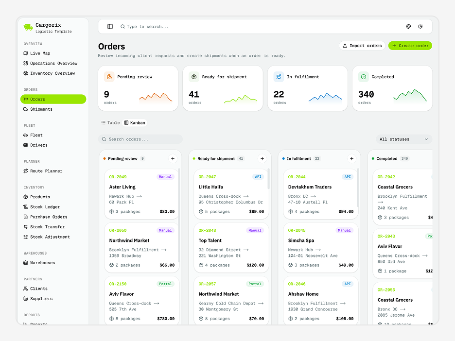 Order Page