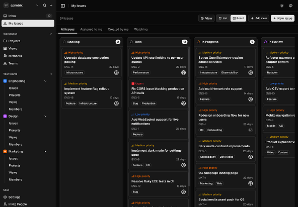 Sprintrix - Shadcn Project Management Template-small-image-2