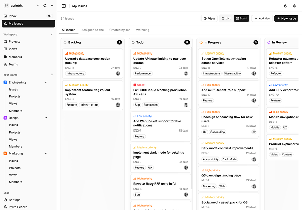 Sprintrix - Shadcn Project Management Template-small-image-2