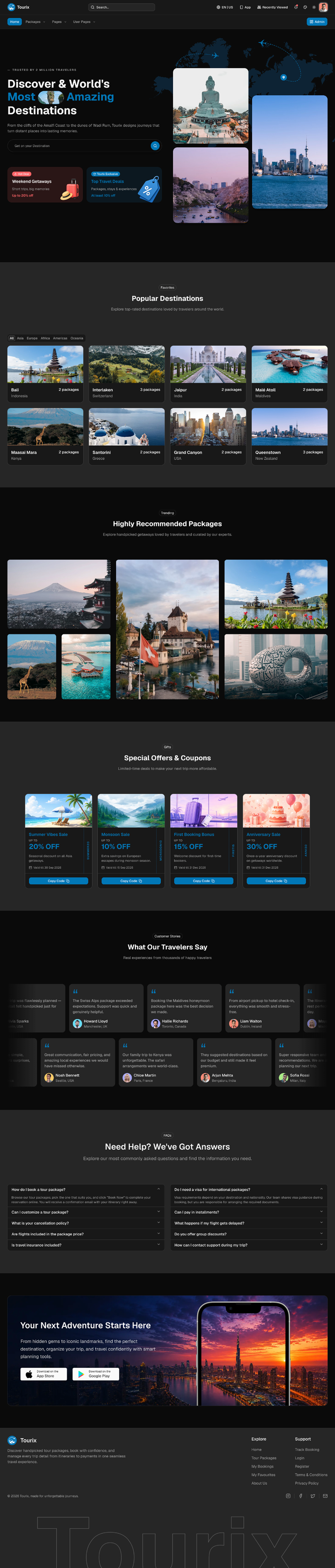 Tourix - Shadcn Travel Management App Template-large-image-1
