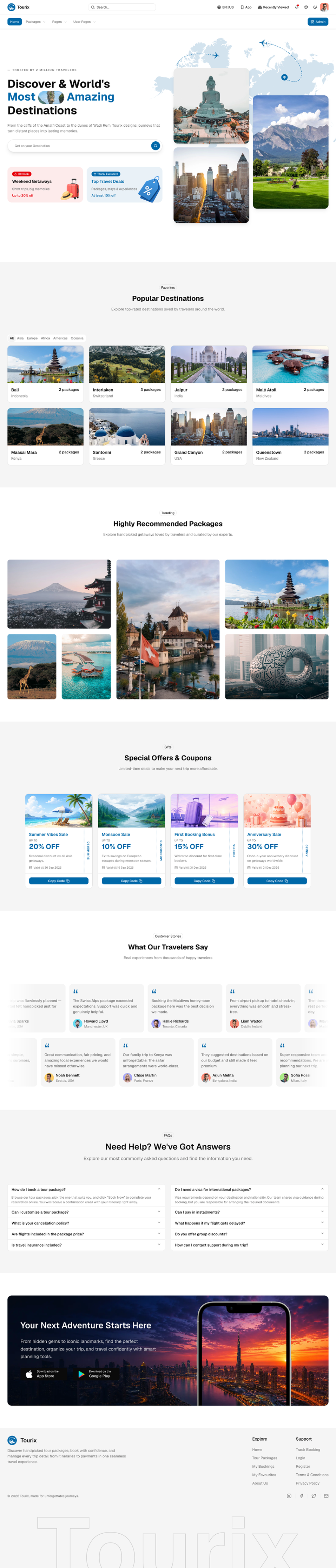 Tourix - Shadcn Travel Management App Template-large-image-1