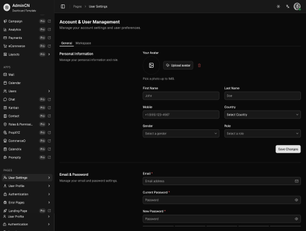 AdminCN Dashboard Free 2