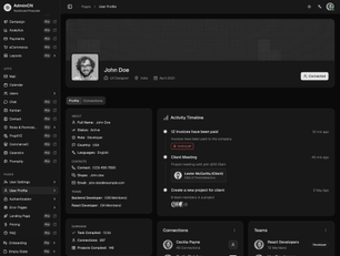 AdminCN Dashboard Free 3