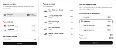 Widgets Blocks