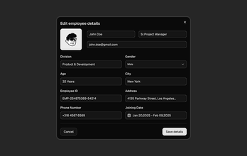 Dialogs Blocks