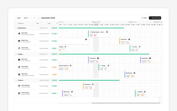 Gantt Chart Blocks