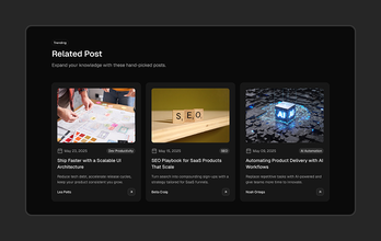Marketing Blog Component